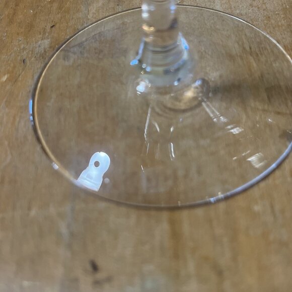 2 Etched Plaid Crystal Flute Glass Signed Like The Ralph Lauren Randolph Design - Picture 3 of 7